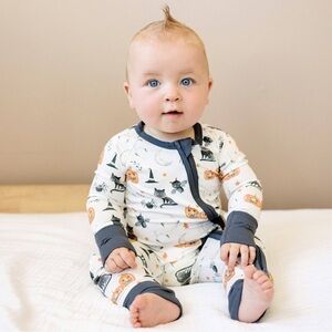 🎃 Little Joy Co Halloween Convertible Zip Romper Newborn 3-6 12-18 months
